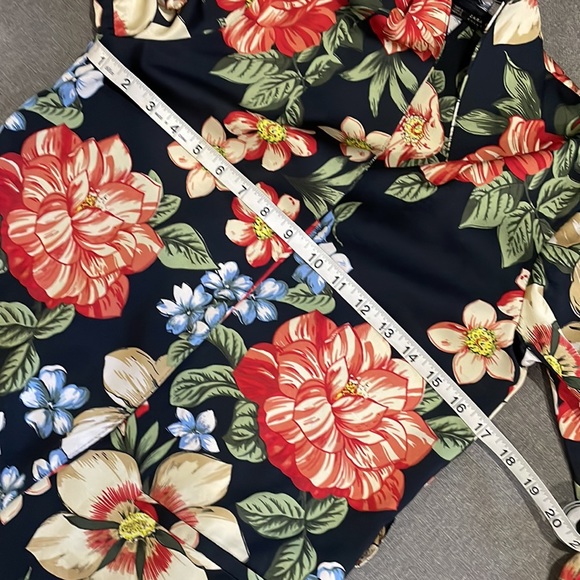 Zara Black Floral Print Open Blazer with option Tie Belt - Picture 11 of 15